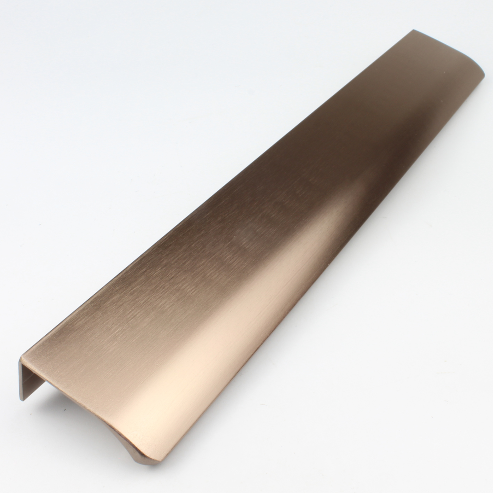 Puxadore em perfil Christien - bronze - 192 mm